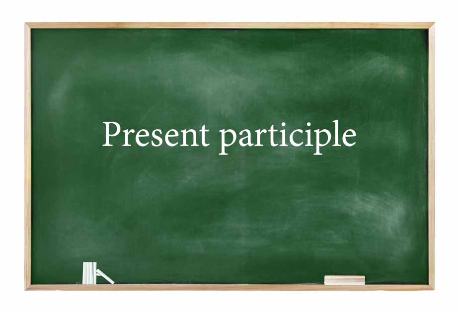 Present participle